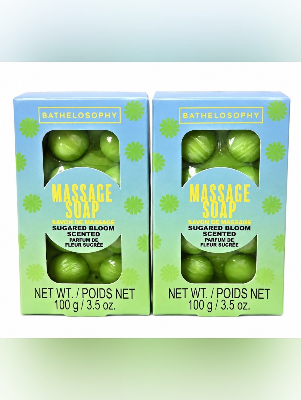 🌱BATHELOSOPHY SUGAR BLOOM MASSAGE SOAP 2x